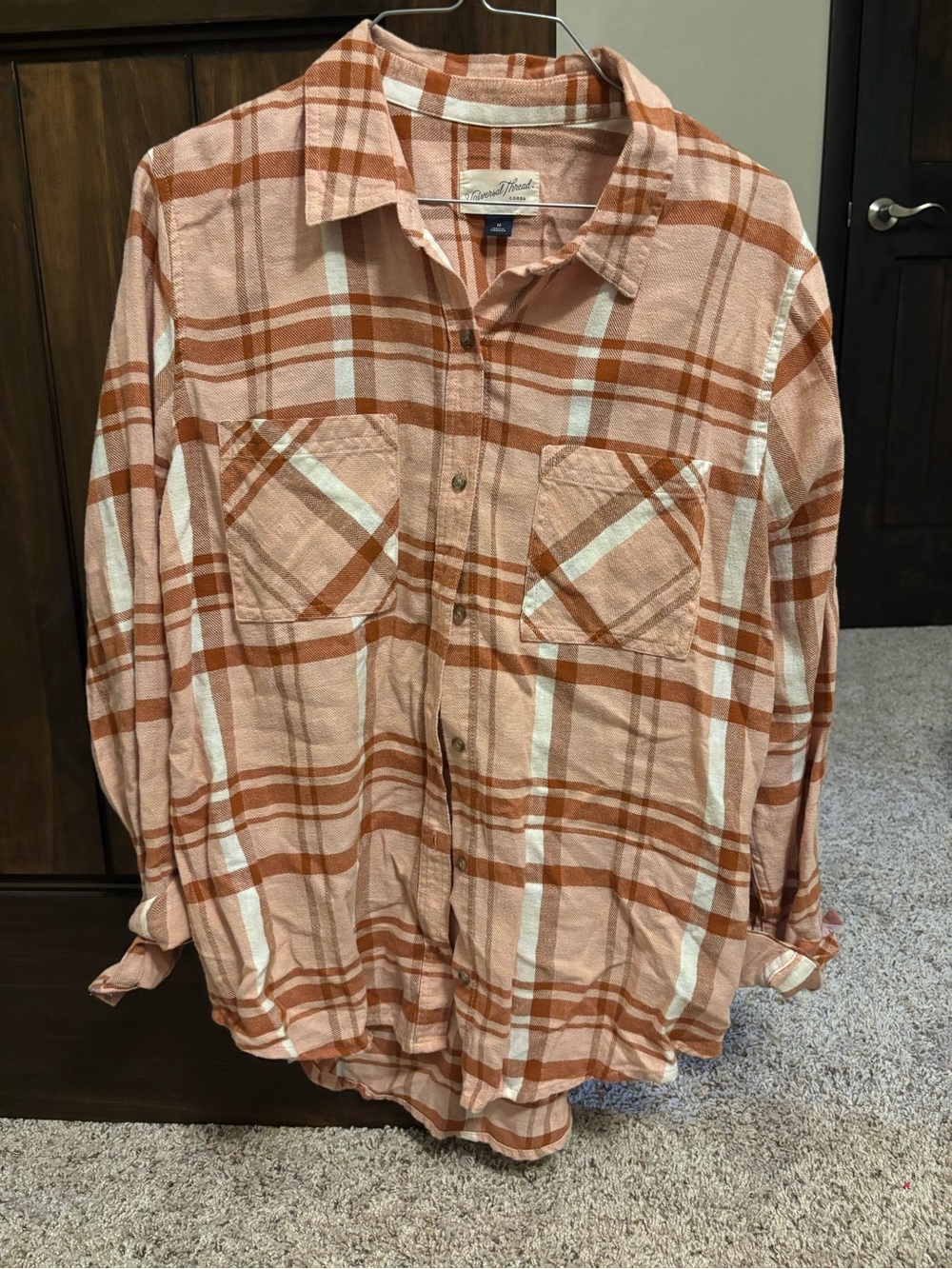 Targets woman’s flannel